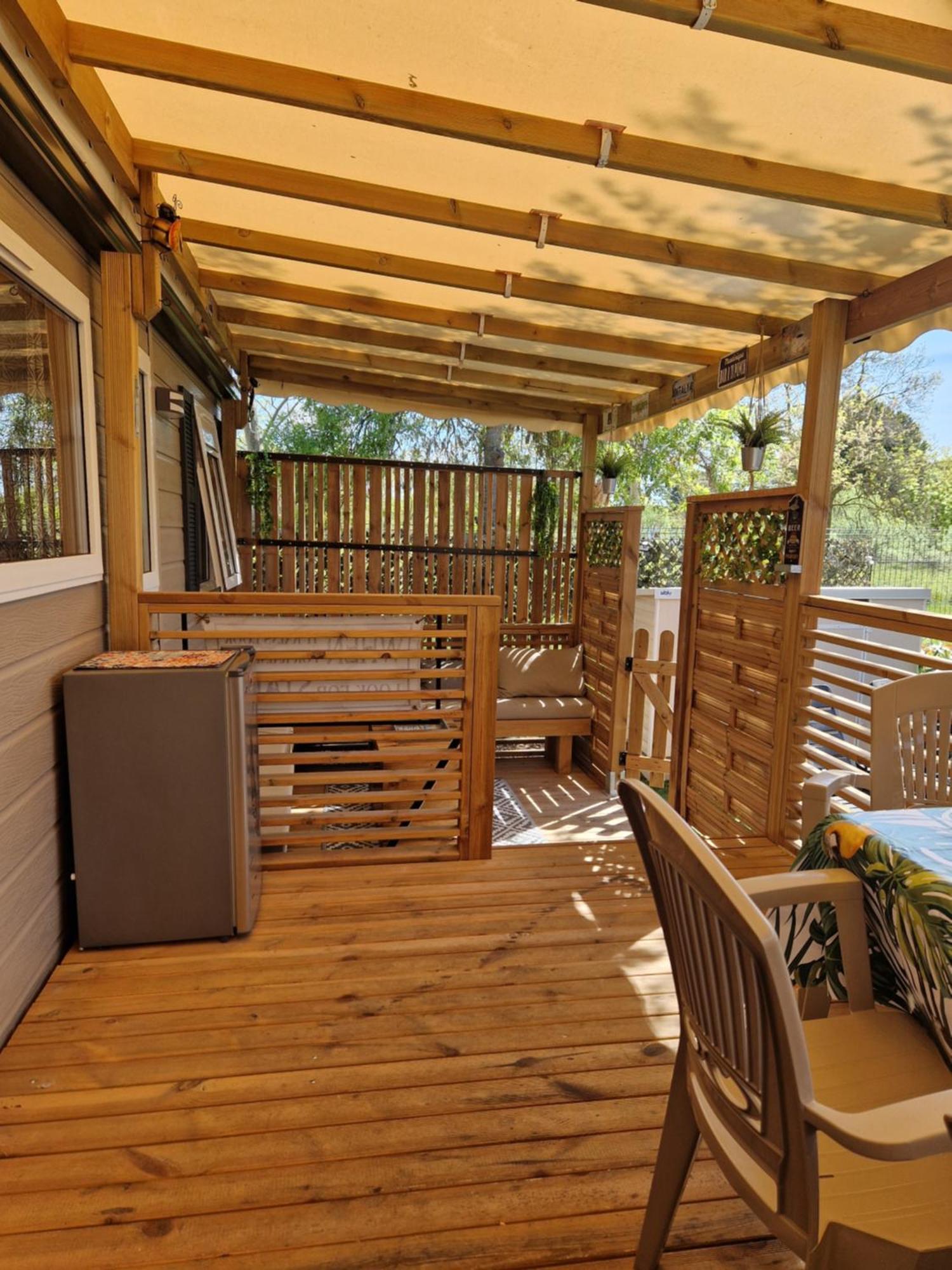 Camping La Carabasse Vias-Plage-T4 Climatise,Tout Confort, Emplacement Calme ! Exterior foto